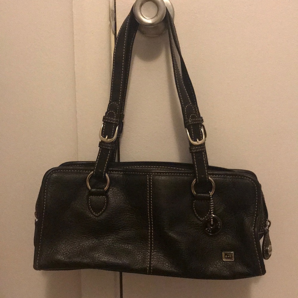 The Sak black leather bag